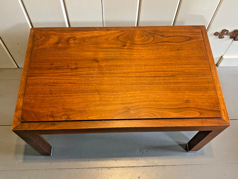 Mid Century Modern Wood Coffee Table MCM Vintage Danish? 30 in Rare gallery