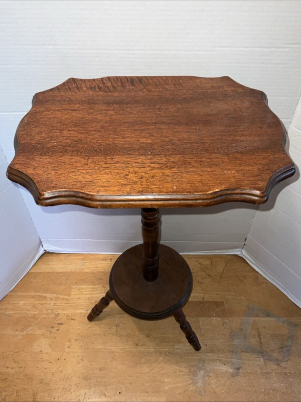 Vintage Wood Tripod Display Fern / Plant Stand Taiwan gallery