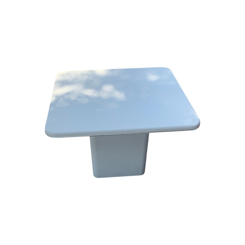 Vintage Postmodern Rougier Sculptural Side Table gallery