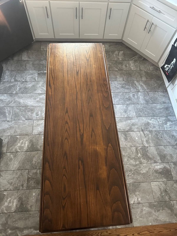 antique solid oak wood foldable dining table for up to 10 people gallery