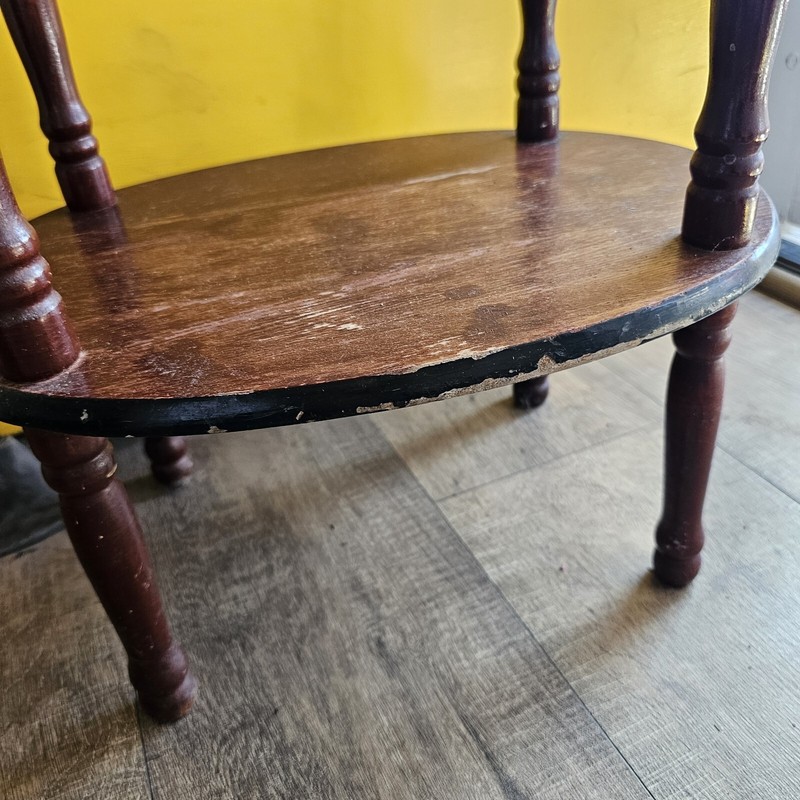 Vintage Table Tier 3 Levels Accent Table And Little Drawer Used Fair Condition/ gallery