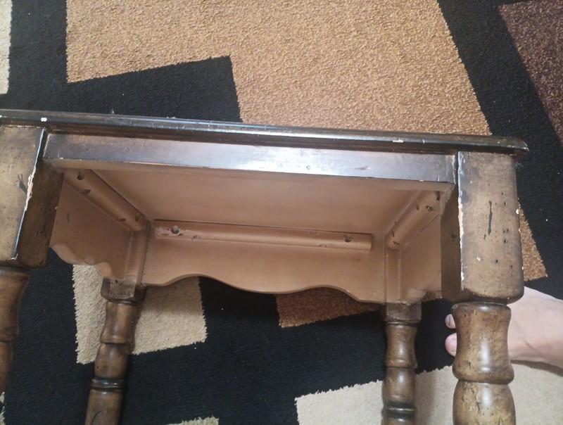 Small Vintage End Table 22"× 11"1/2 ×15 gallery