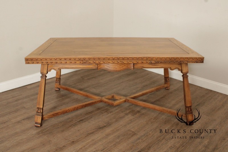 Romweber Viking Oak Draw-Leaf Dining Table gallery