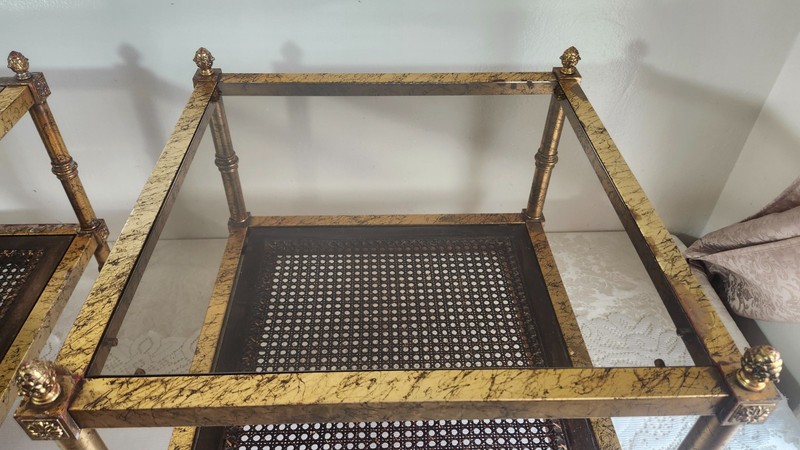 Mid 20th Century Mid-Century Maison Jansen Style French Neoclassical Gilt Metal gallery