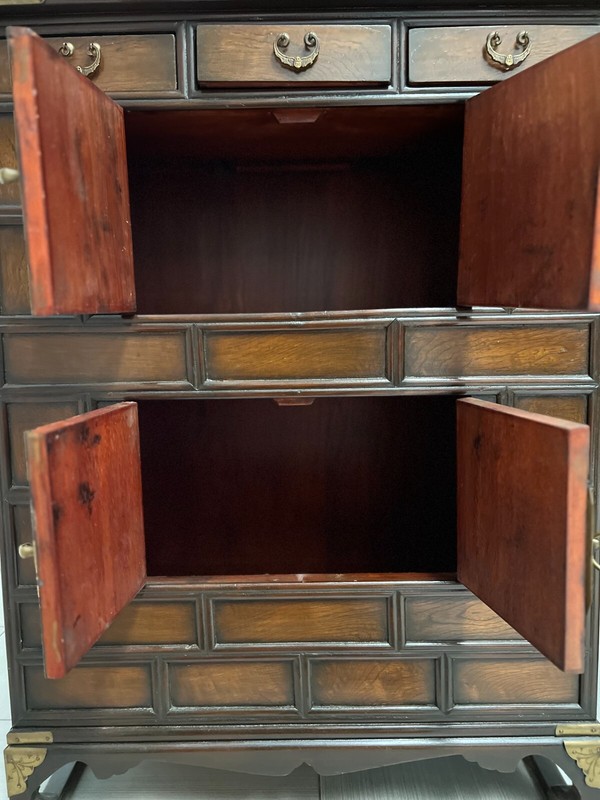 Vintage Oriental Side Table/ Cabinet gallery