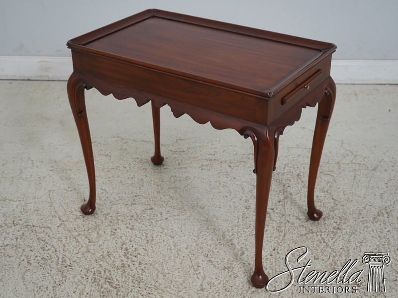 L63675EC: HENKEL HARRIS Cherry Queen Anne 5416 Tea Table gallery