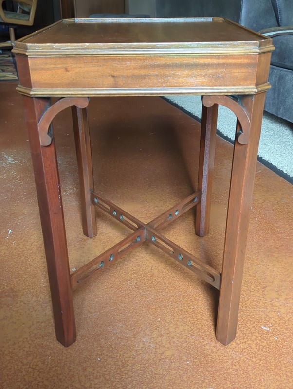 End Table Side Table MCM Mid Century Modern Oak gallery
