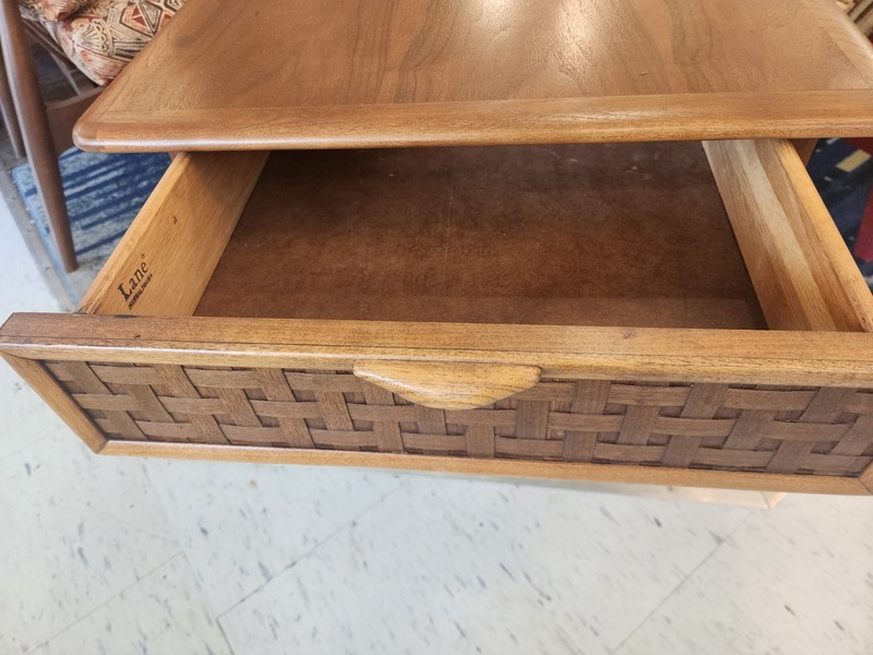 Vintage Single Drawer Lane Side Table/ nightstand. gallery