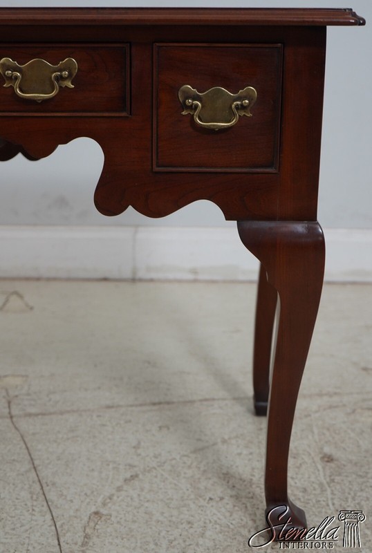 L66657: STATTON Old Towne Cherry 3 Drawer Lowboy Dressing Table gallery