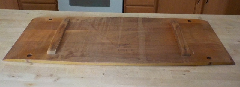Vintage Mid Century Bissman Solid Walnut Coffee Table Top Only gallery