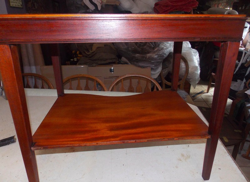 Mahogany Pencil Inlaid Hepplewhite End Table / Side Table (ET37) gallery