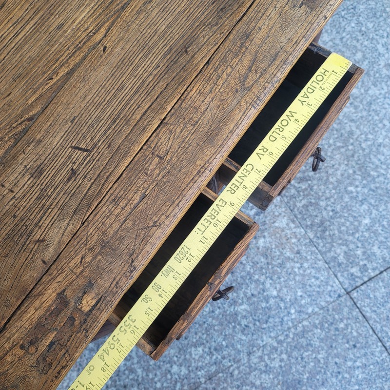 Antique Solid Elmwood Accent Table 19th Century gallery