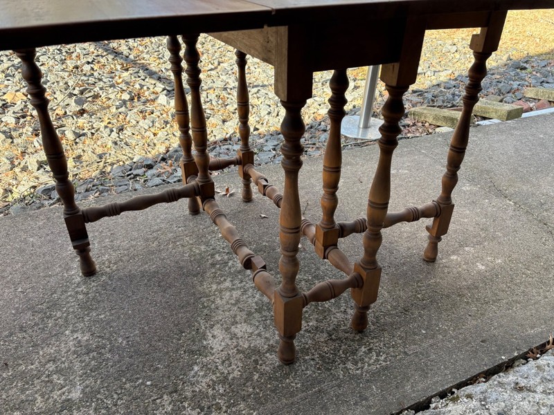 Vintage Antique Gate Leg Drop Leaf Expanding Table/Pickup at 08534 gallery