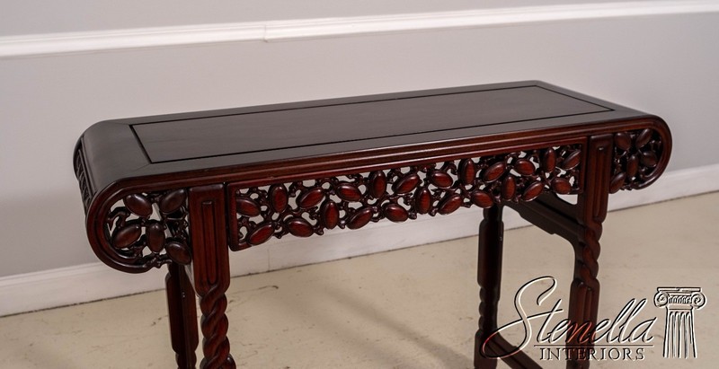 F71298: Vintage Rosewood Chinese Hand Carved Sofa Table gallery