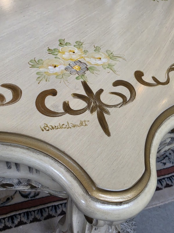 Vintage W. Baedeelandt Belgian Rococo Accent Tables – Pair. gallery