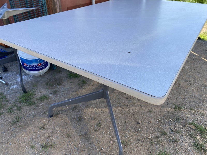 Herman Miller,Eames,dining or conference,table Cement Grey Finish Kitchen Table gallery
