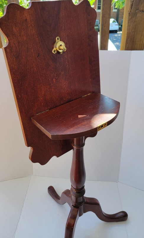 Pennsylvania House Tilt-Top Candlestand Cherry Wood Table RARE Very Good Cond. gallery