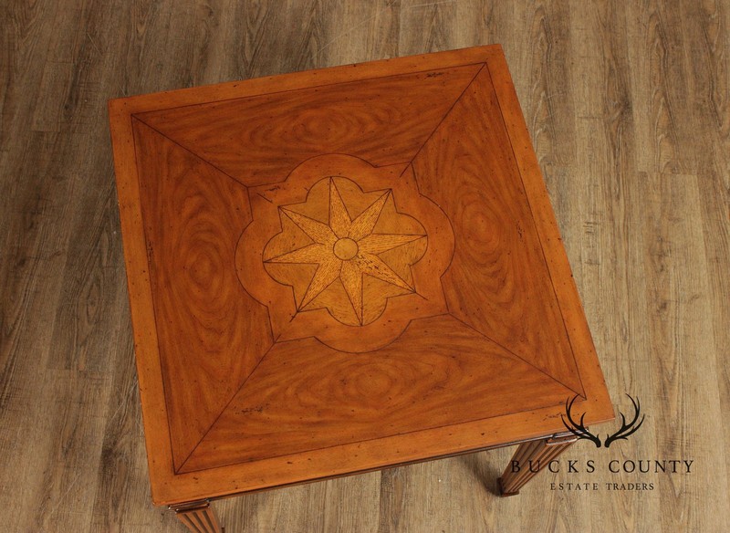 Theodore Alexander 'Coleccion Madrid' Parquetry Side Table gallery