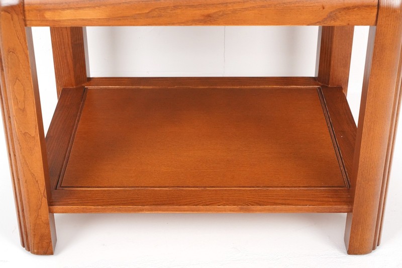 Vintage 1970s Ming Style Wood Side Table gallery
