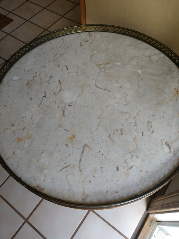 Vintage Marble Top Table gallery