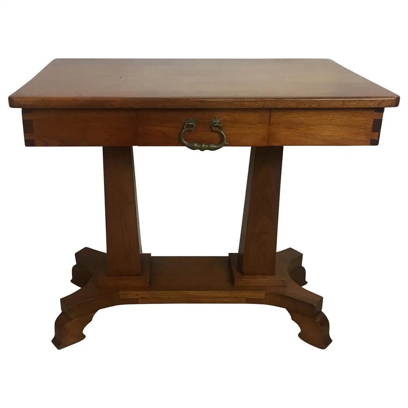 American Arts & Crafts Mahogany Side Table or Small Antique Wooden Desk