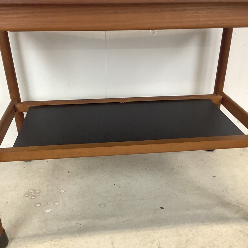 Scandinavian Modern Teak Service Table or Side Table gallery