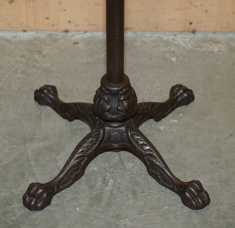 FULLY ADJUSTABLE ANTIQUE VICTORIAN LEVESON & SON'S METAL READING MUSIC TABLE gallery