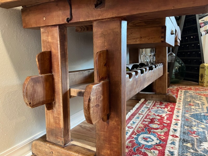 Vintage Custom Italian Carpenters Workbench gallery