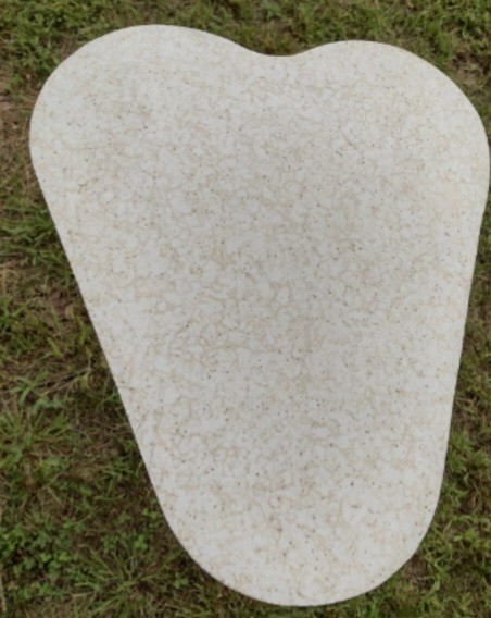 Vintage Kidney Shaped Coffee Table White Melamine Top Formica 1950s Boomerang gallery