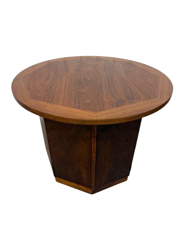Mid-Century Modern Lane Rhythm Walnut Side Tables - Set of 2 - Refinished! gallery