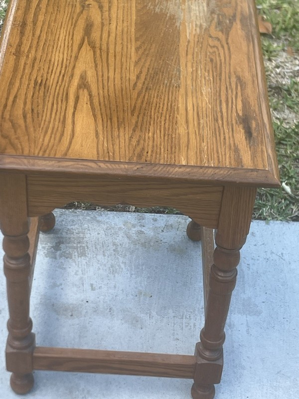 Pennsylvania House Mid Century Oak End Table / Side Table Minor Imperfections gallery