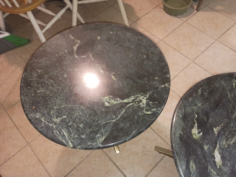 vintage marble top end tables gallery