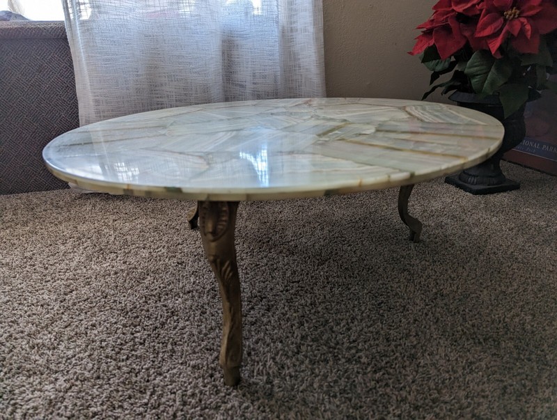 Branded Calcite Table