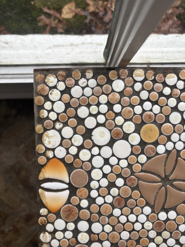 Vintage Ceramic Mosaic Pebble Nesting Tables, Set of 3 - Need Restoration gallery