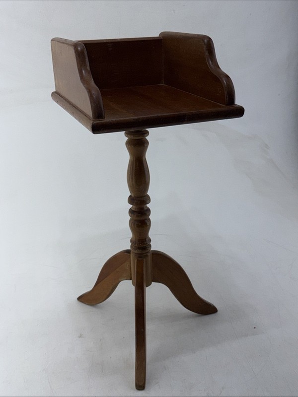 Wood phone stand, vintage art deco 1950’s entryway telephone stand