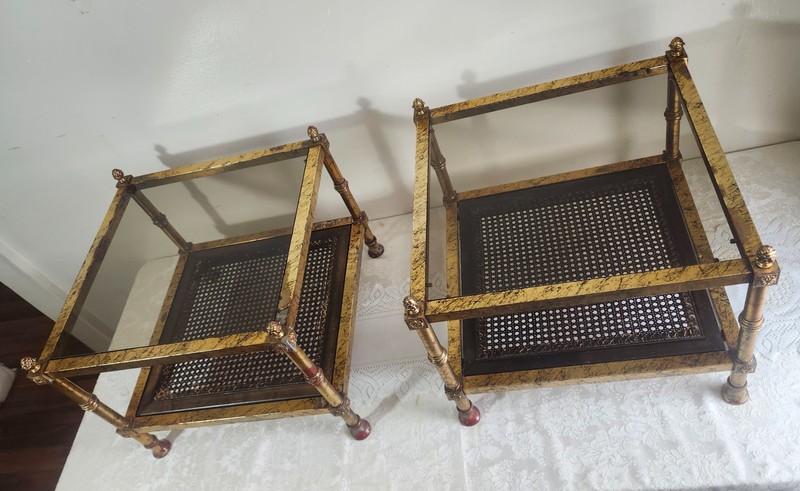 Mid 20th Century Mid-Century Maison Jansen Style French Neoclassical Gilt Metal gallery