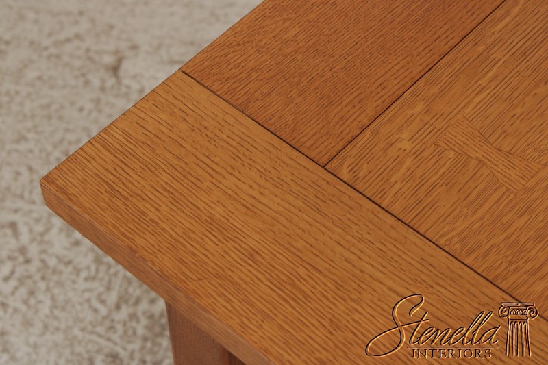 F73465: Arts & Crafts Mission Style Oak 2 Tier End Table gallery