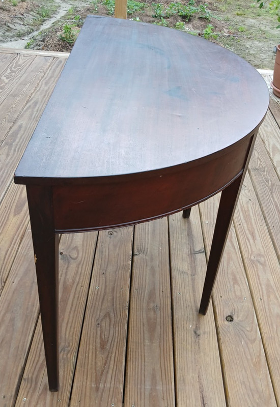 19th Century Demi-lune Console Table gallery