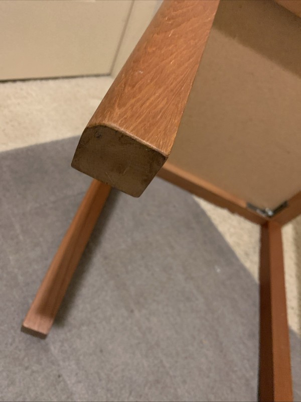 Vtg Danish Modern Style Tile Top Accent End Side Table gallery