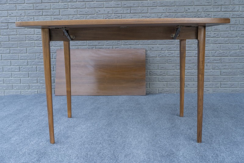 Mid Century Modern Kipp Stewart Drexel Declaration Drop Leaf Dining Table gallery