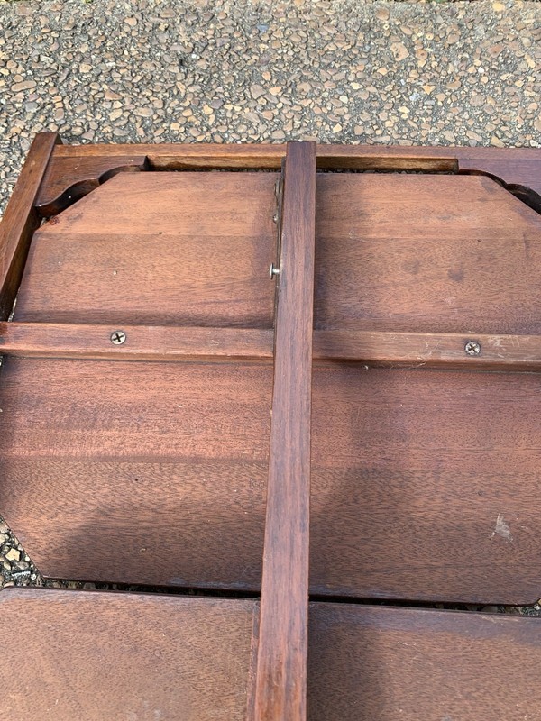 1940s Vintage Antique Edwardian Style Folding Two-Tier Tray Table READ Unique gallery