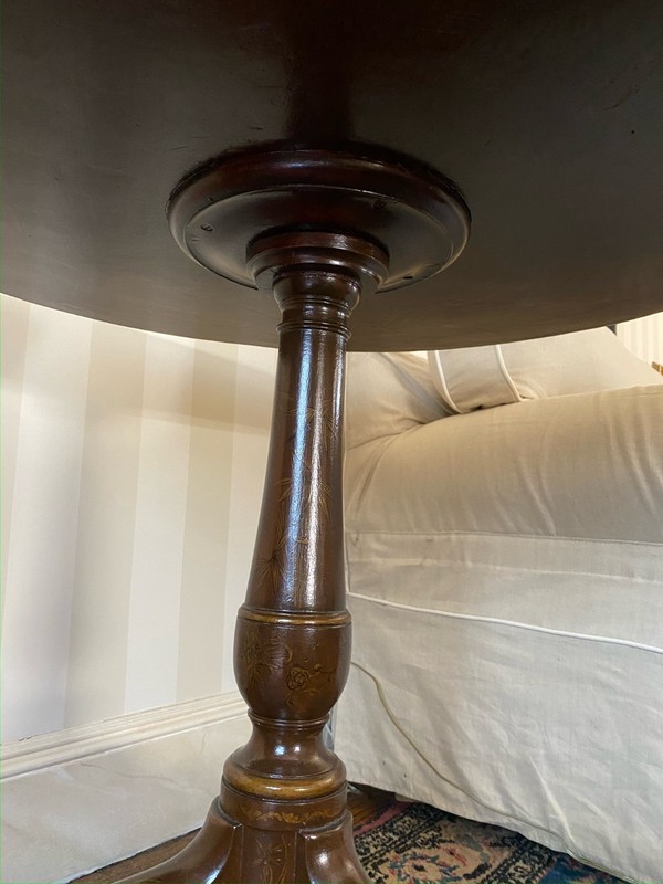 Queen Anne Style Round Tray-Top Table gallery