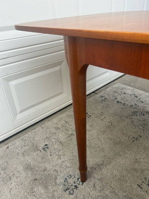 Mid-Century Teak Dining Butterfly Leaf Table from McIntosh c.1960 gallery