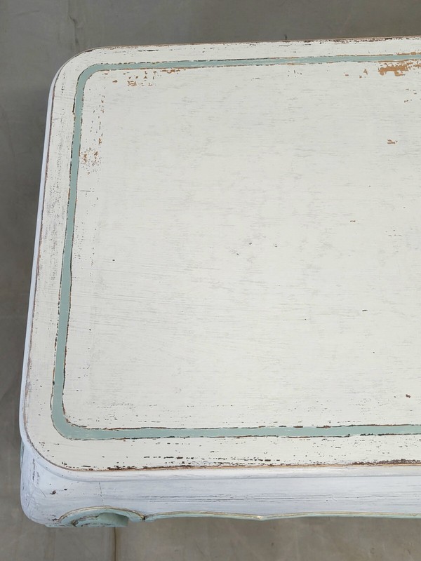 Vintage French Style Painted Cabriole Console Table gallery