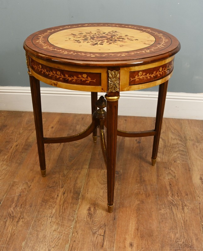 Louis XVI Side Table Inlay Occasional gallery