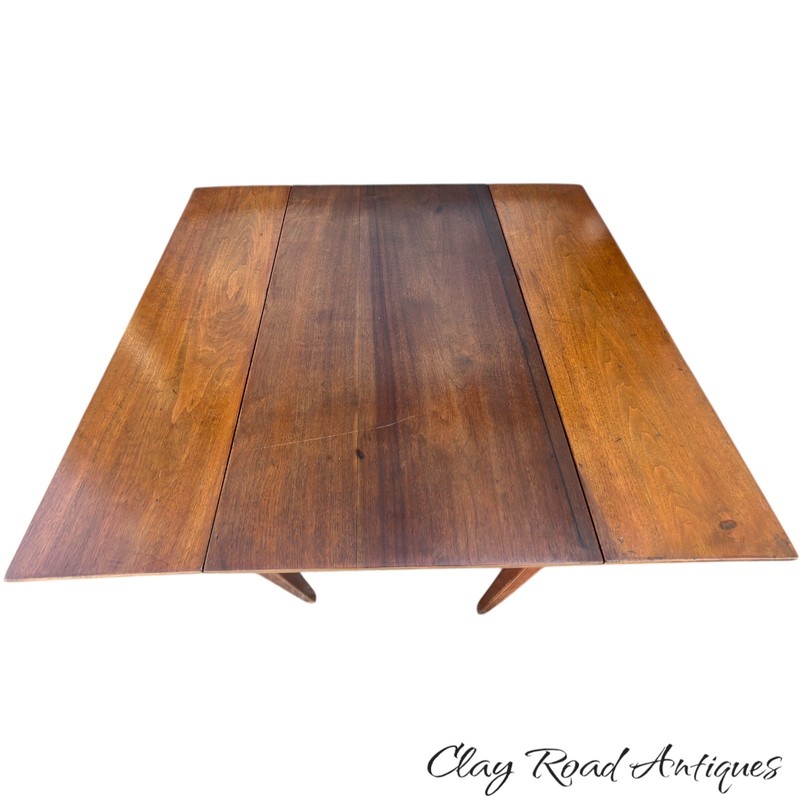 Antique Walnut inlaid Pembroke table PA 1800 line inlay Hepplewhite federal gallery
