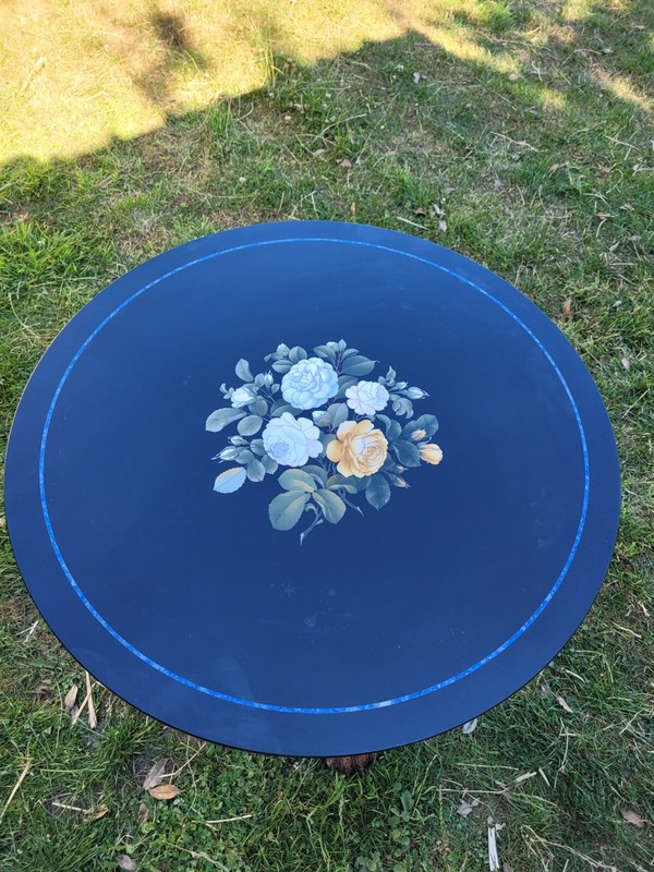 Pietra dura antique table