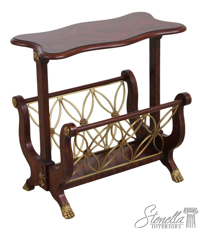 L72973: MAITLAND SMITH Regency Mahogany Magazine Table