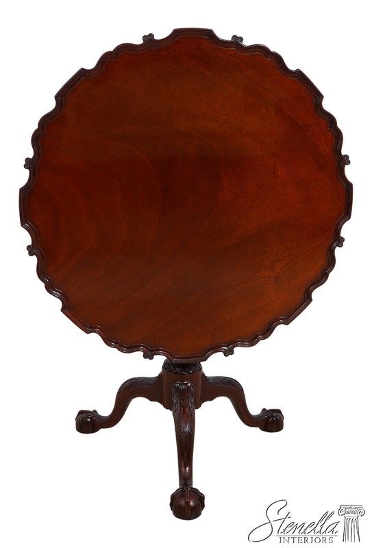 L66305EC: KINDEL Winterthur Collection Philadelphia Mahogany Tilt Top Table