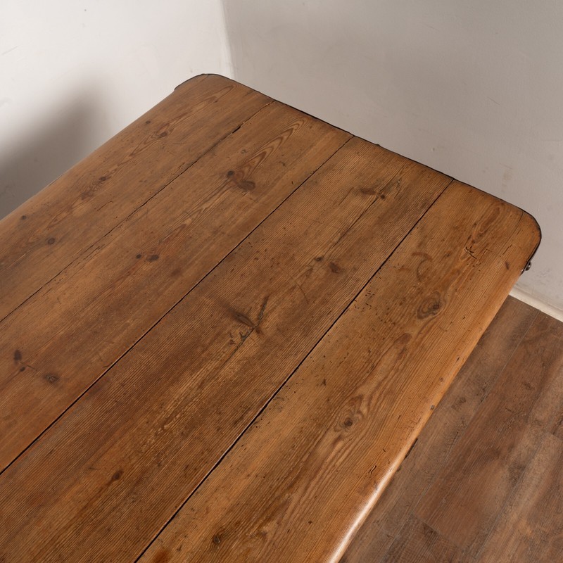 18th Century Blue Painted Library Refectory Table Console, Denmark gallery